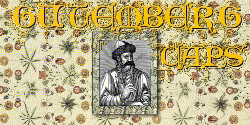 Like Gutemberg Caps font