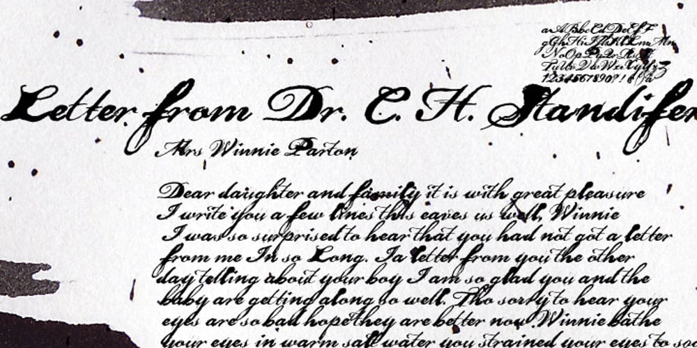 FT Grandpas Script font