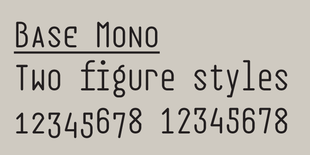 EB Base Mono font
