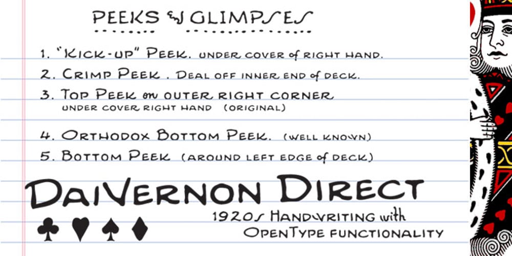 Dai Vernon font