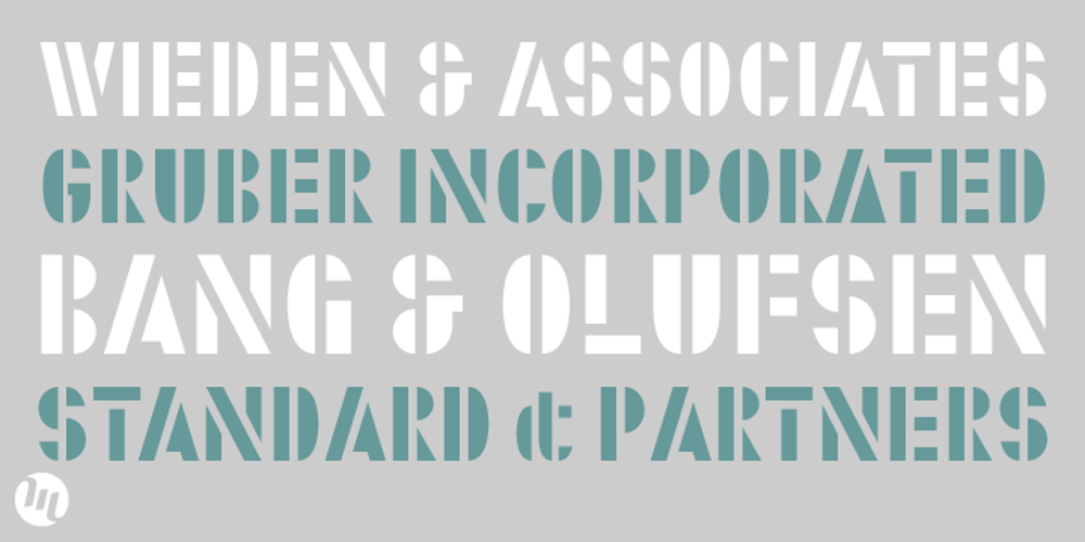Bandoleer font