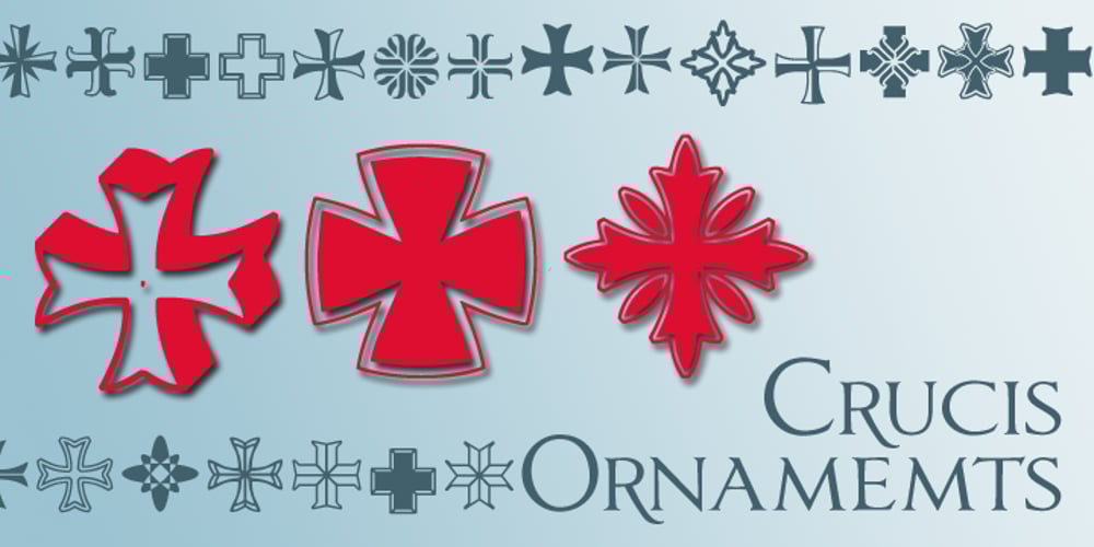 Crucis Ornaments font