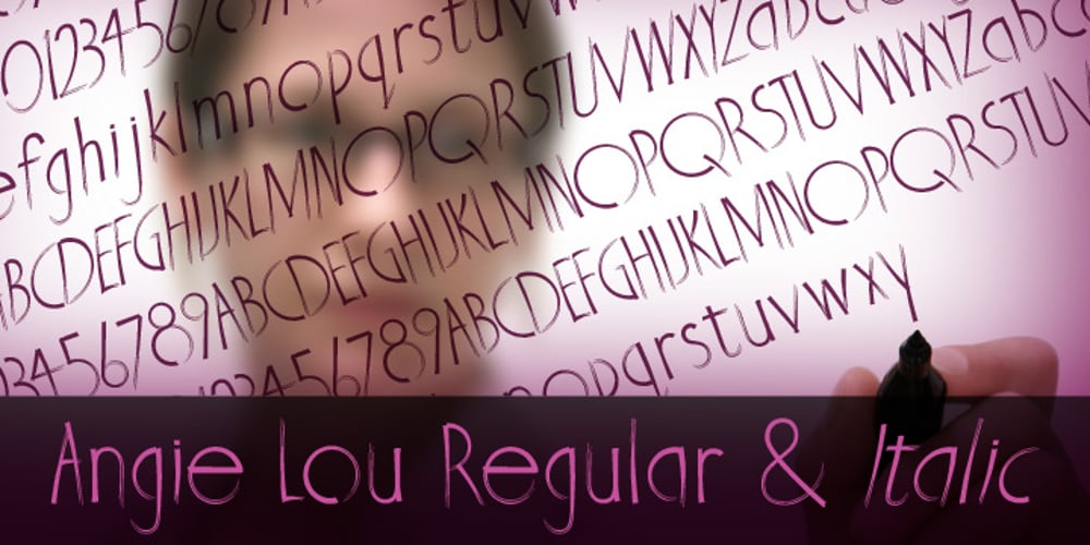 Angie Lou font