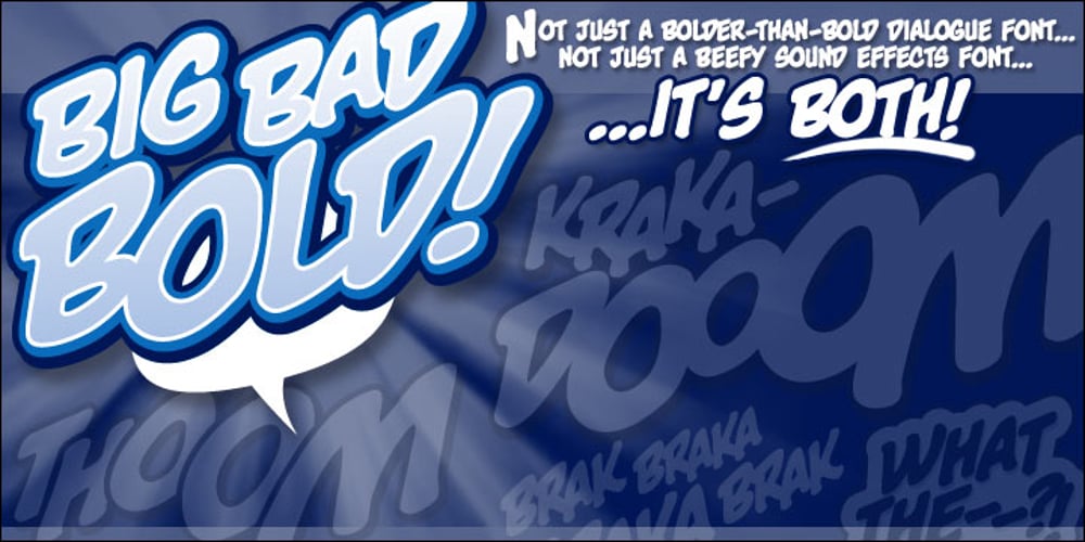 Big Bad Bold BB font