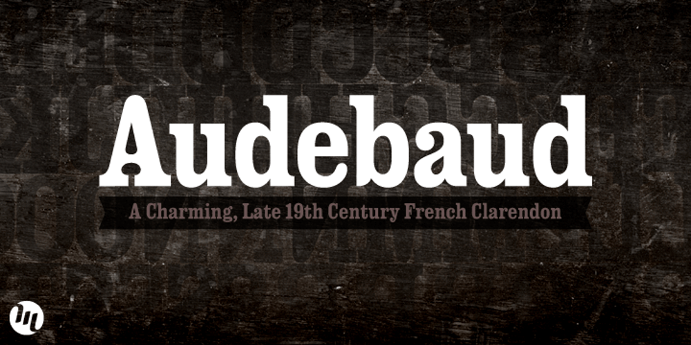 Audebaud font