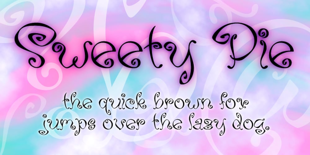 Sweety Pie font