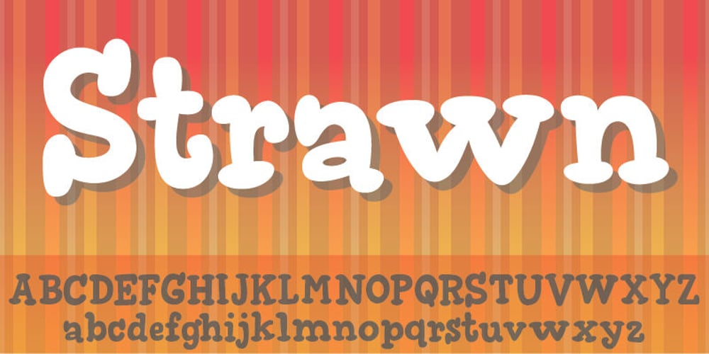 Strawn font