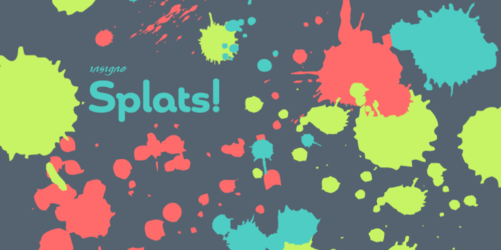 Insigne Splats! font