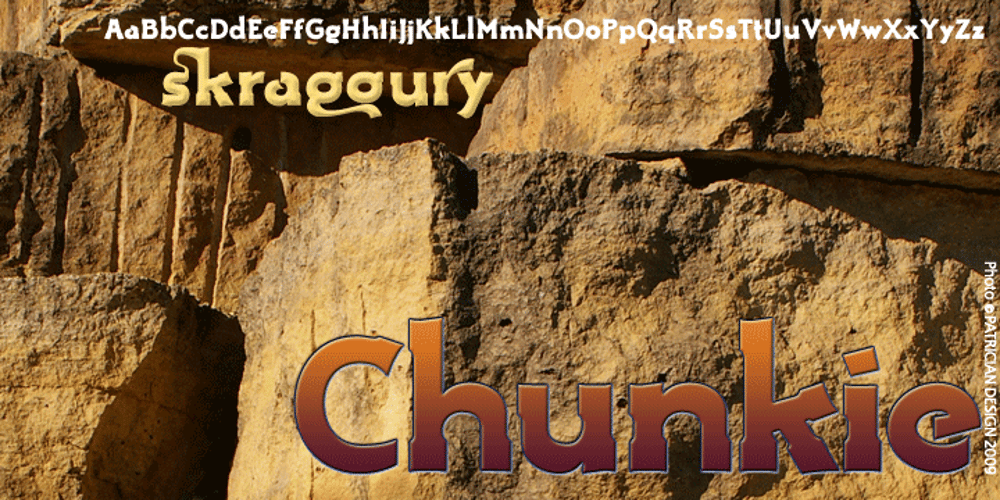 Chunkie font