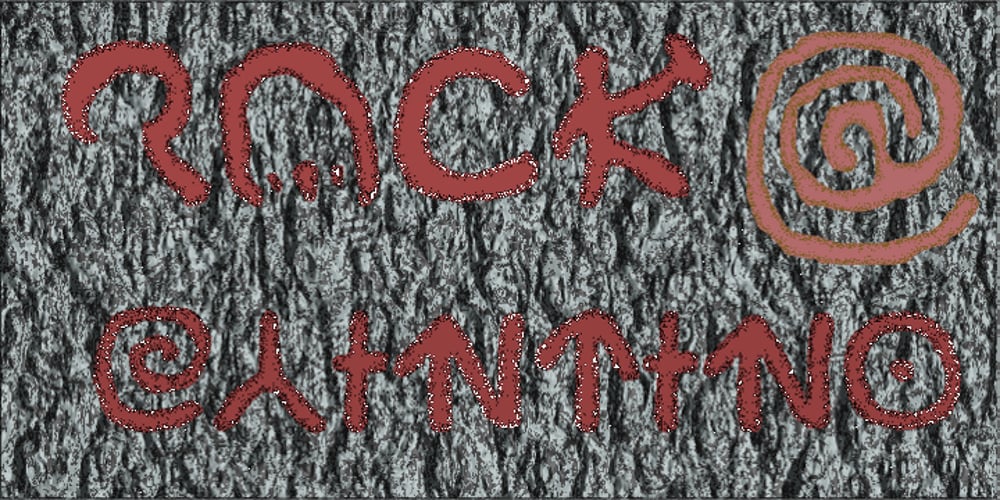 Rock Painting font