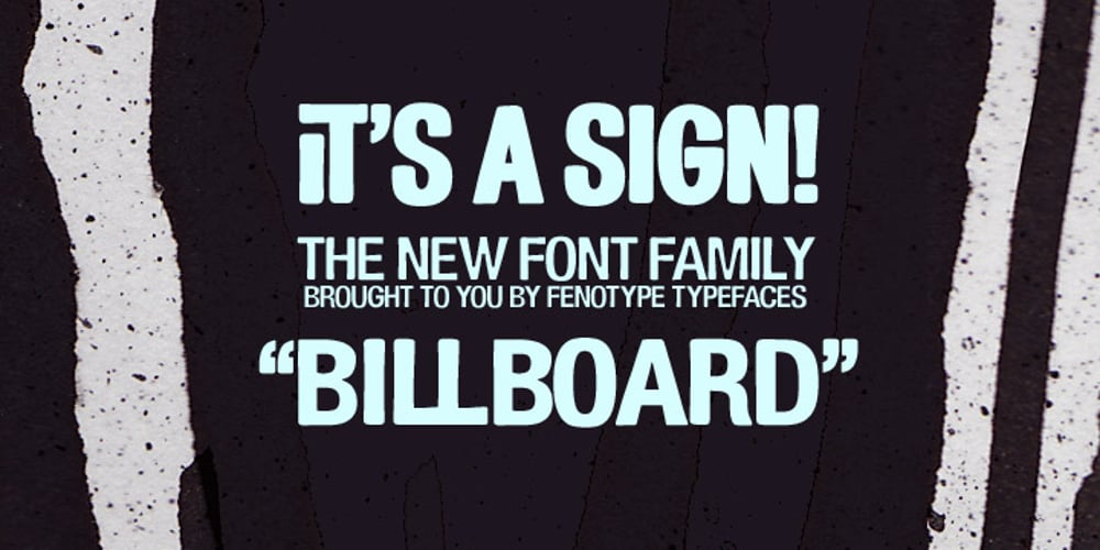 Billboard font
