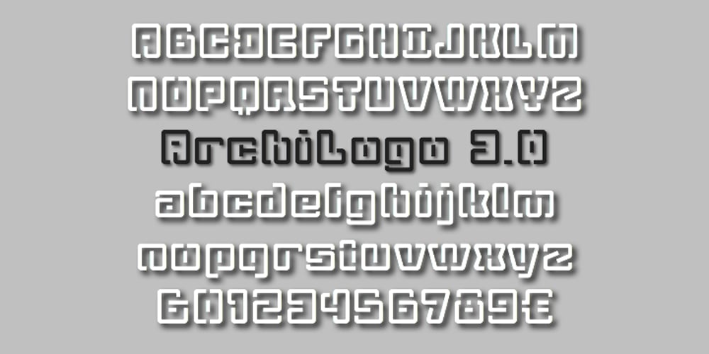 ArchiLogo font