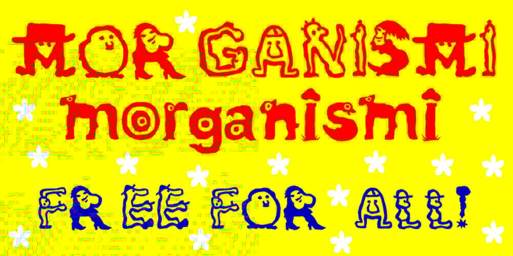 Morganismi font