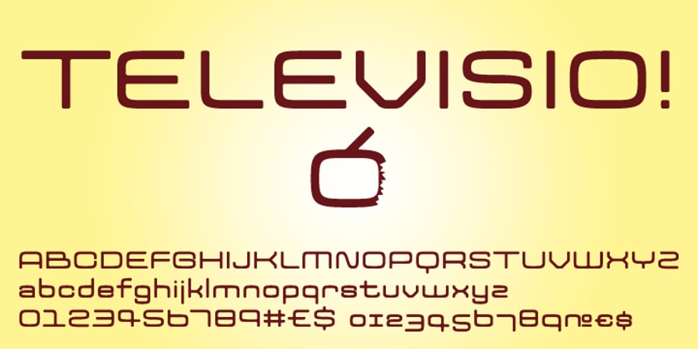 Televisio font