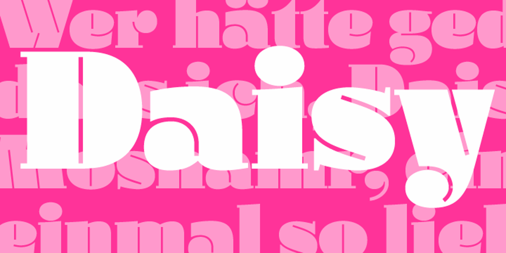Daisy font