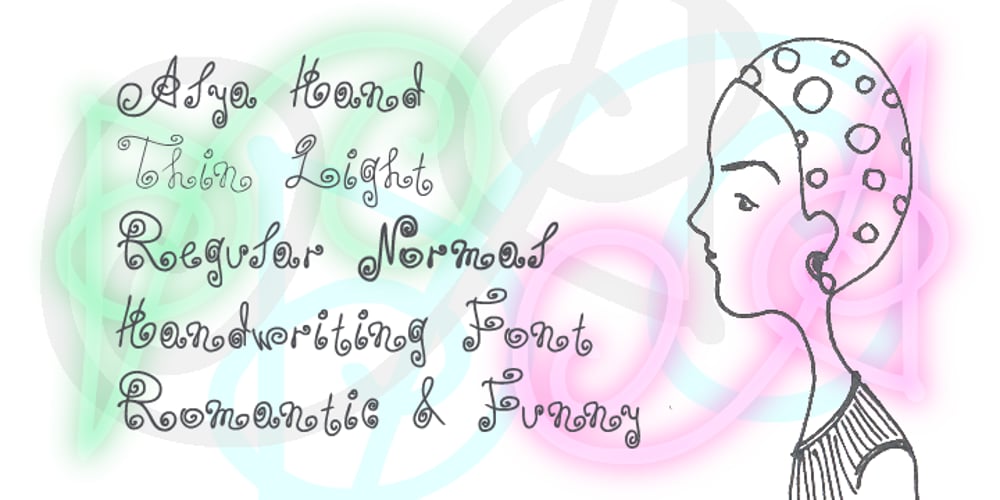 Alya Hand font
