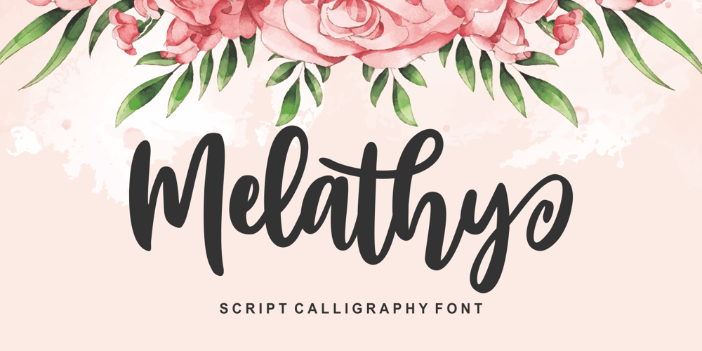 Melathy font
