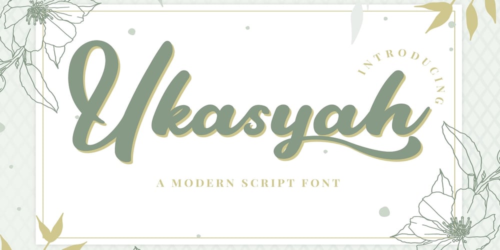 Ukasyah font