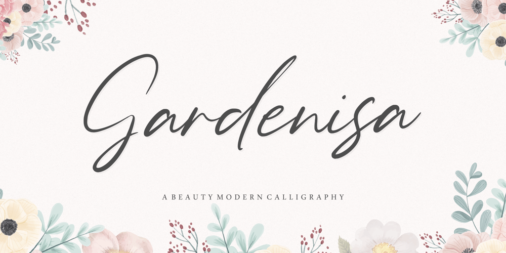 Gardenisa font