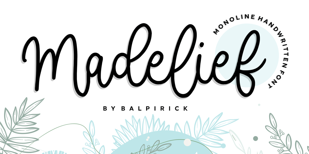 Madelief font
