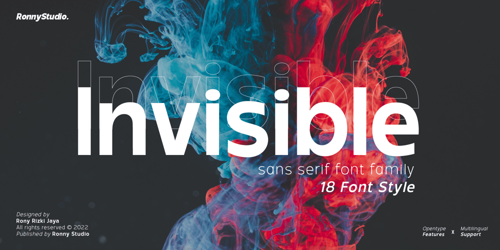 Invisible font