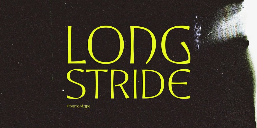 Longstride font