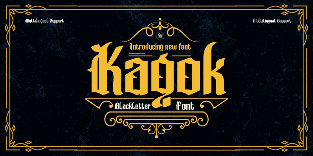 Kagok font