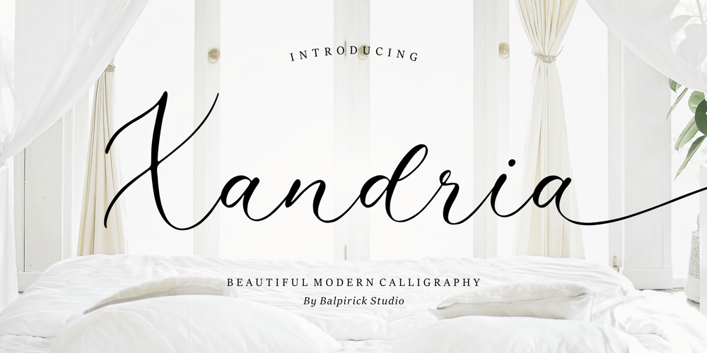 Xandria font