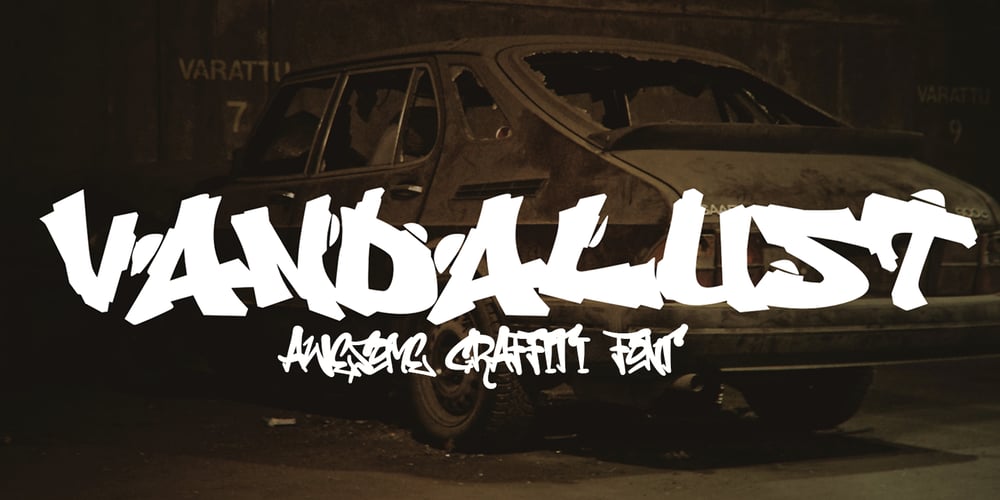 Vandalust Graffiti font