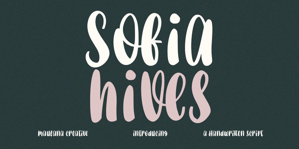 Sofia Hives font