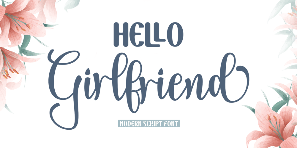 Hello Girlfriend font