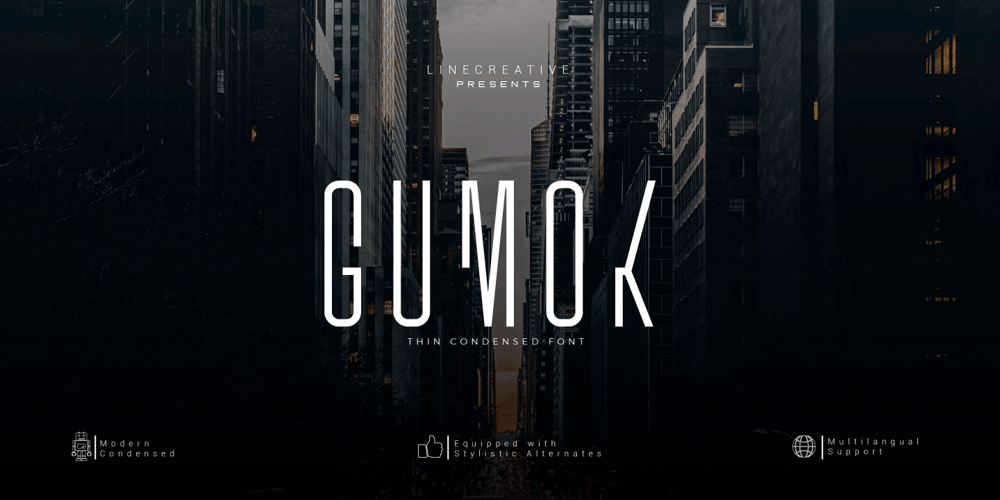 Gumok font