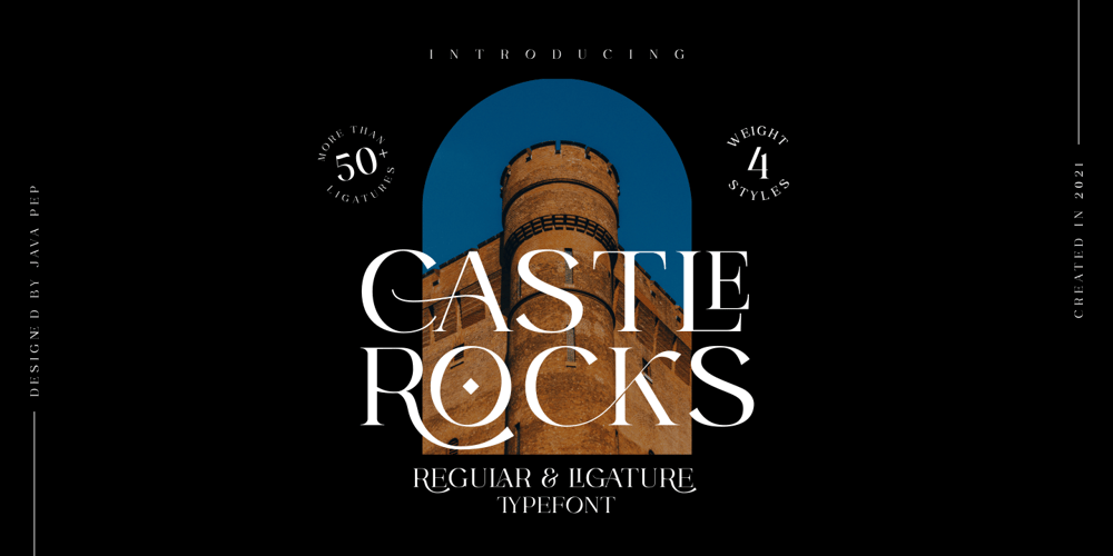 Castle Rocks font