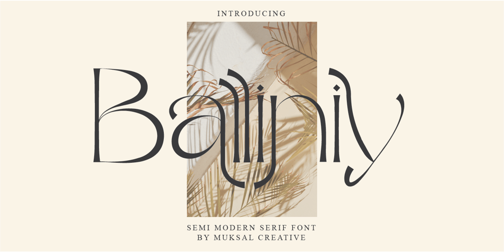 Balliniy font
