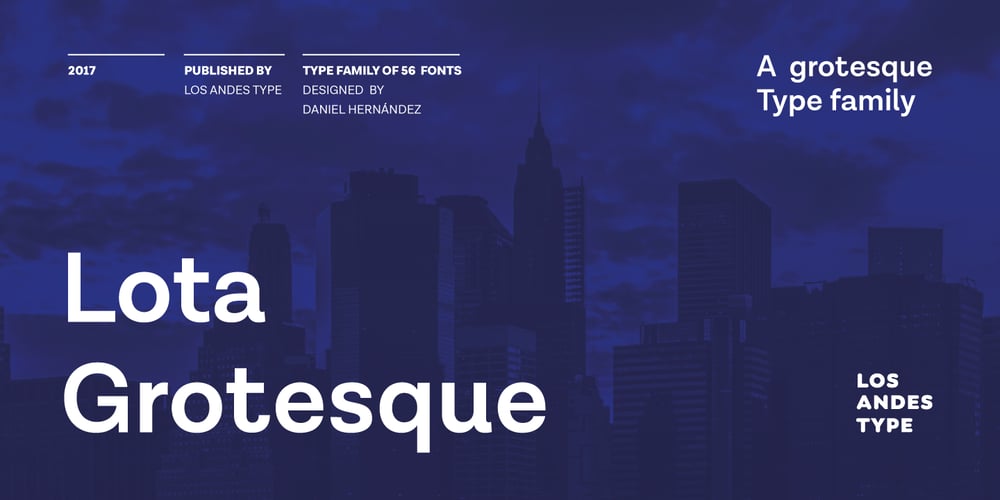 Lota Grotesque font