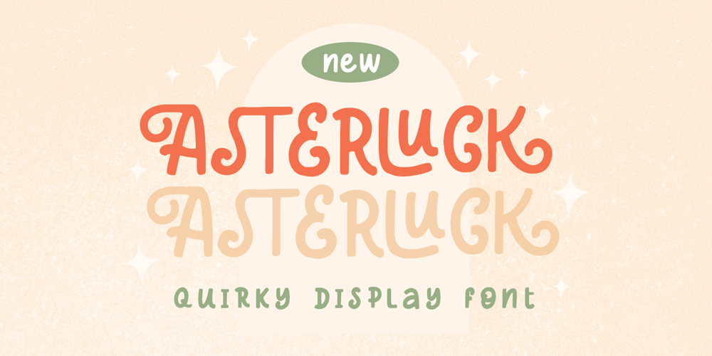 Asterluck font