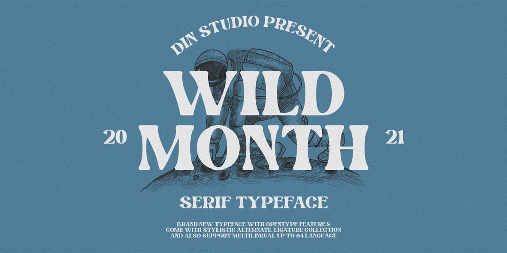 Wild Month font