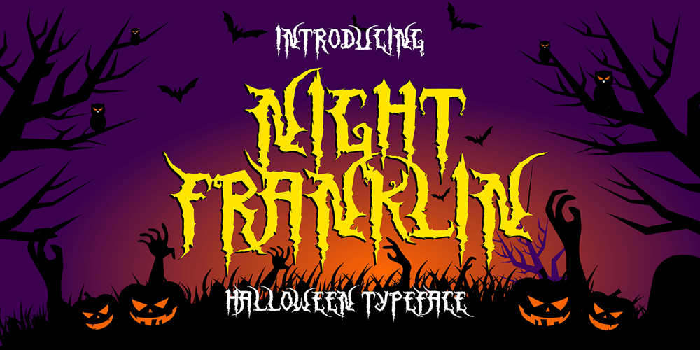 Night Franklin font
