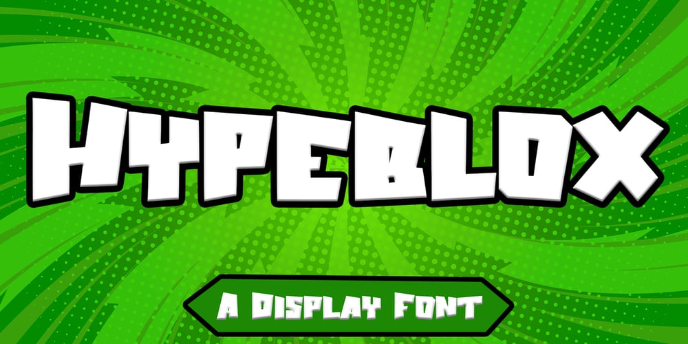 Hypeblox font