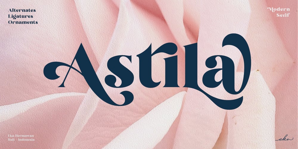 Astila font
