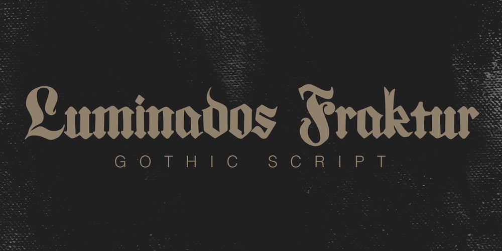 Luminados Fraktur font