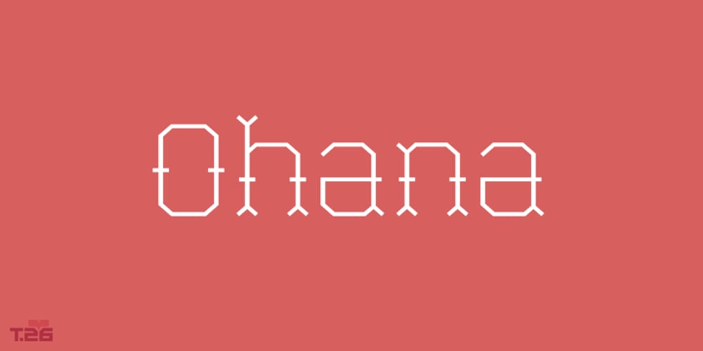Ohana font