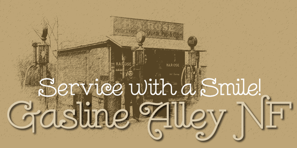 Gasoline Alley NF font