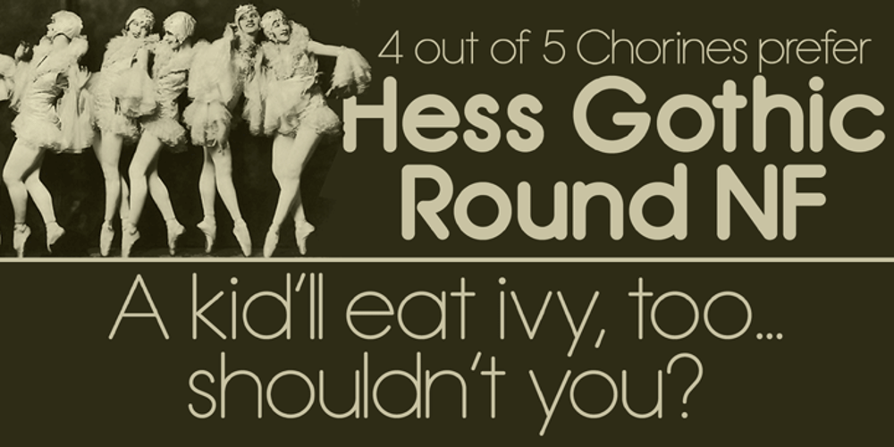 Hess Gothic Round NF font