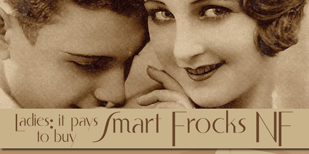 Smart Frocks NF font