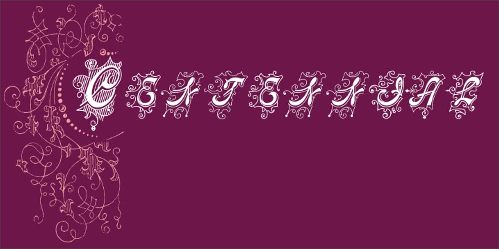 Centennial Script Fancy font