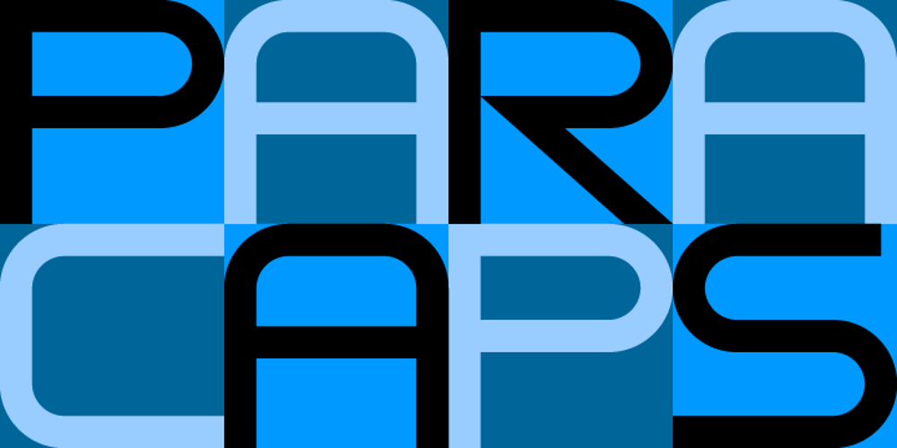 ParaCaps font