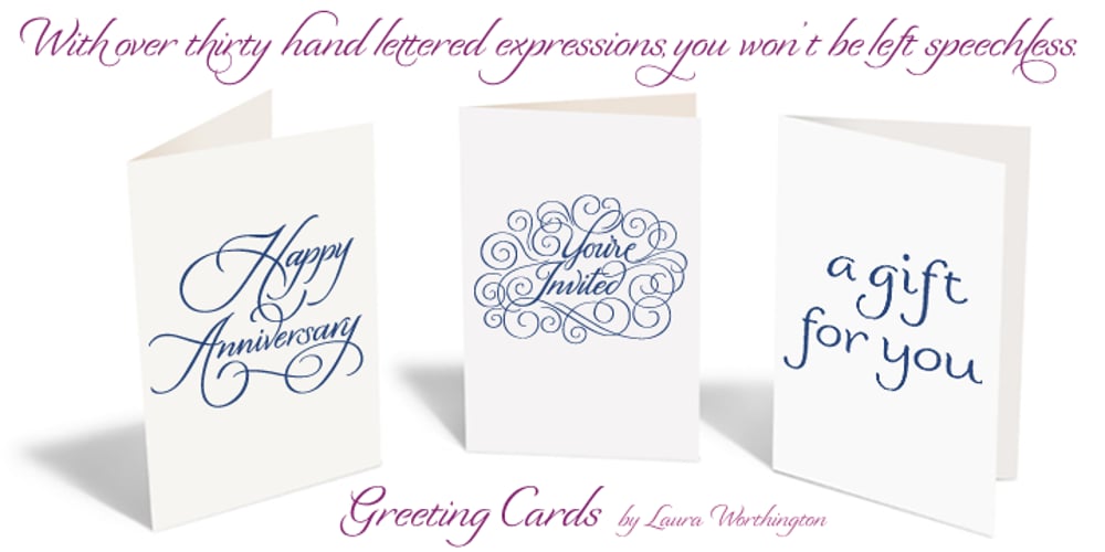 Greeting Cards font