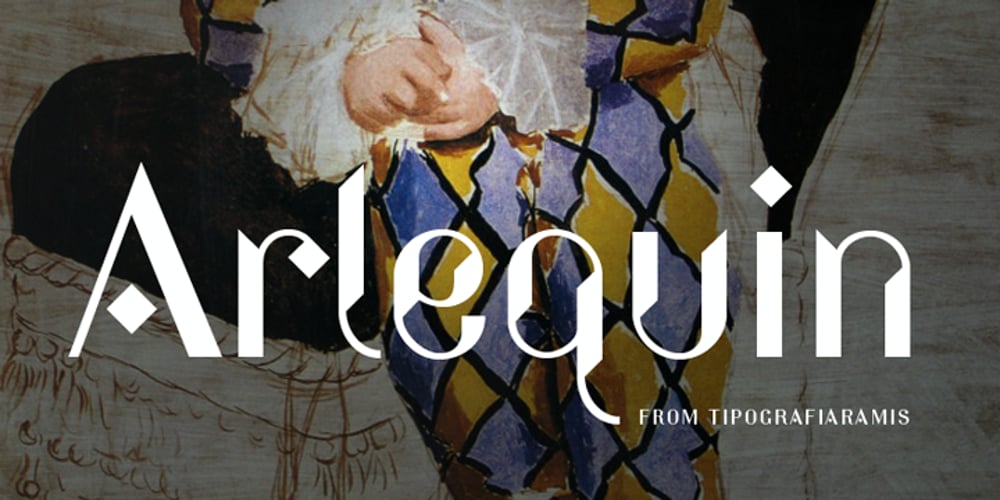 Arlequin font