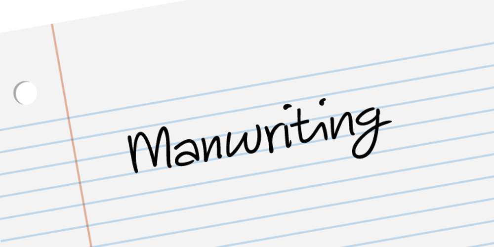 Manwriting font